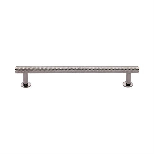 M Marcus Heritage Brass Knurled Design Cabinet Pull with Rose 160mm Centre to Centre